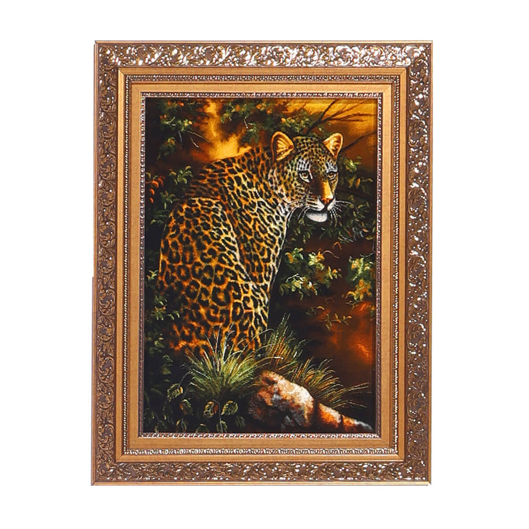 ペルシャ絨毯　タブリーズ産　絵画絨毯　85×66cm（FP-70260）