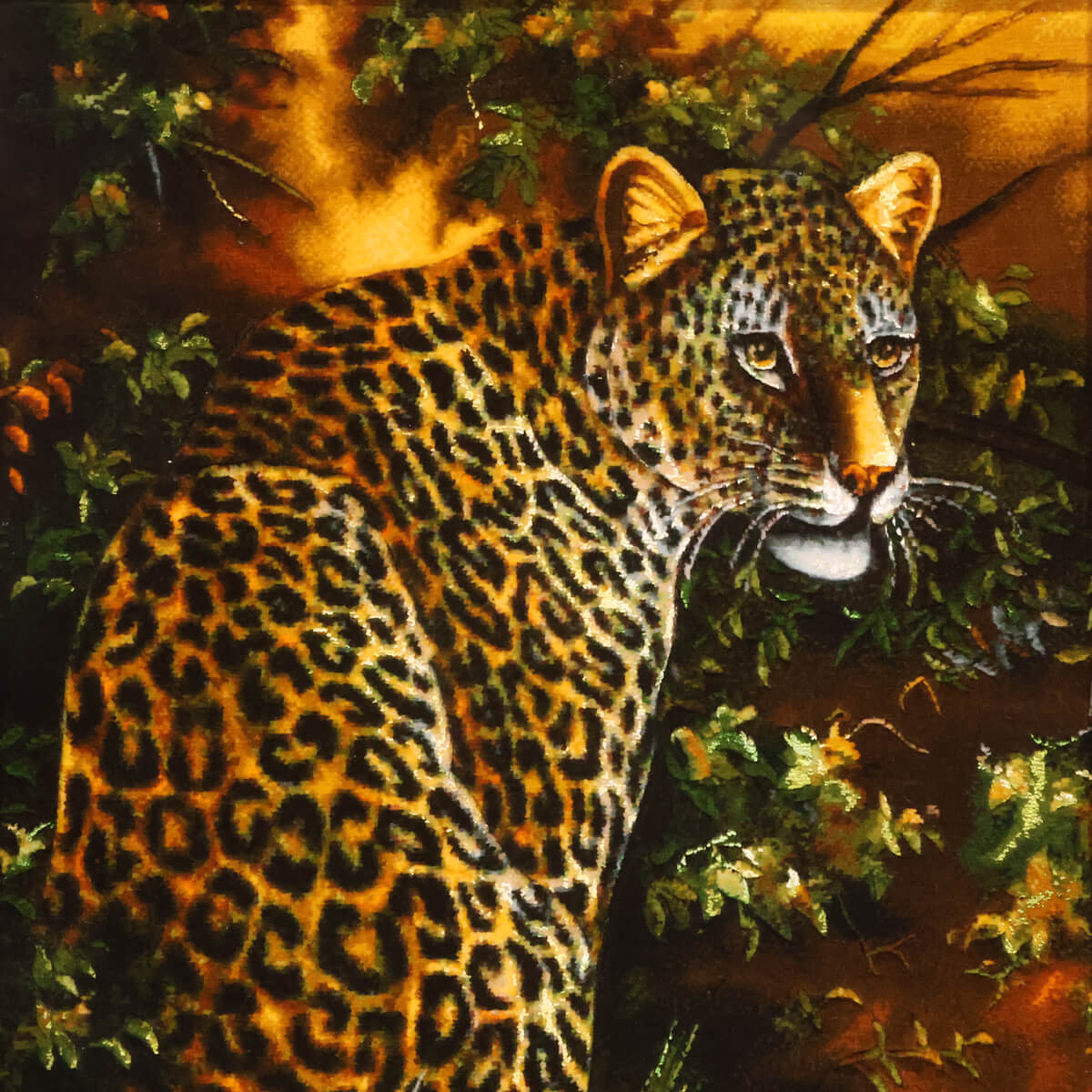 ペルシャ絨毯 タブリーズ産 絵画絨毯 85×66cm（FP-70260） – ギャッベ