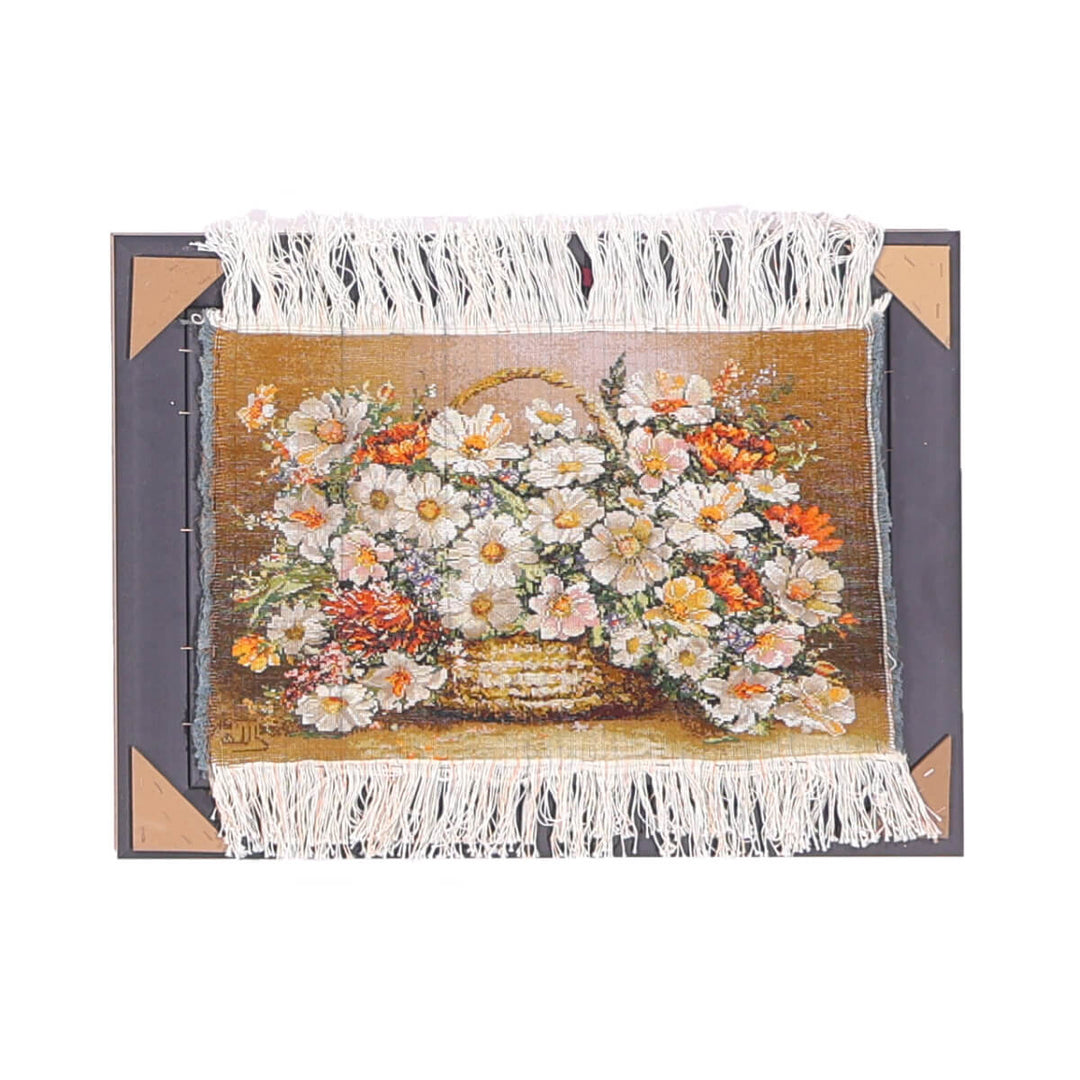 ペルシャ絨毯　タブリーズ産　絵画絨毯　78×58cm（FP-70261）