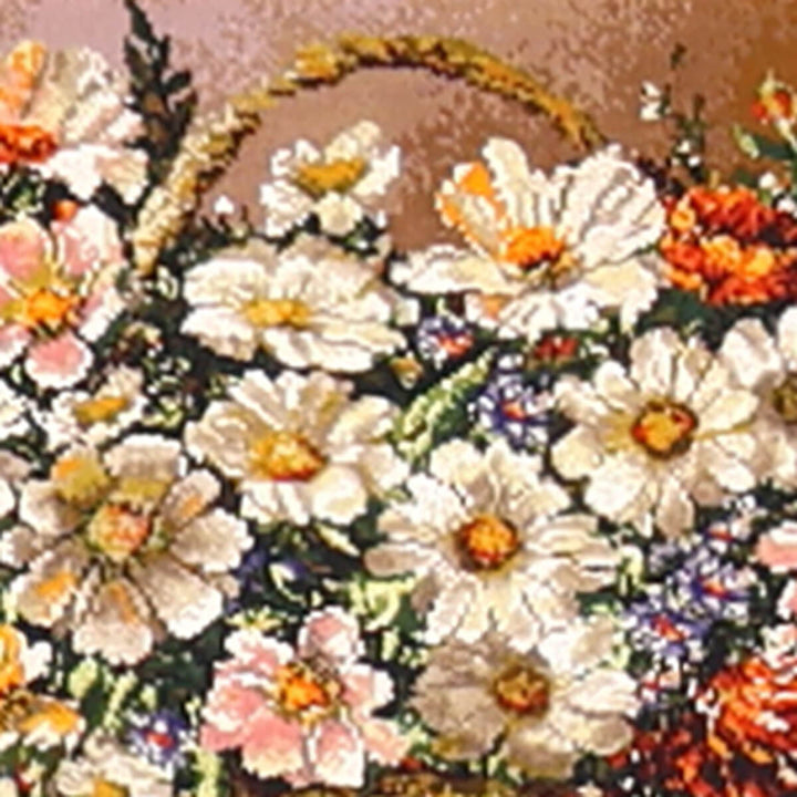 ペルシャ絨毯　タブリーズ産　絵画絨毯　78×58cm（FP-70261）