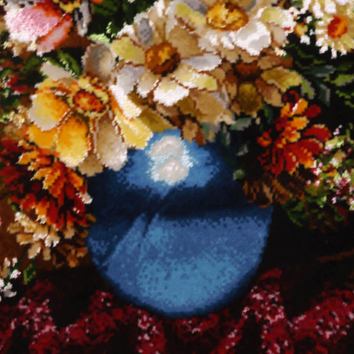ペルシャ絨毯　タブリーズ産　絵画絨毯　70×53cm（FP-70262）