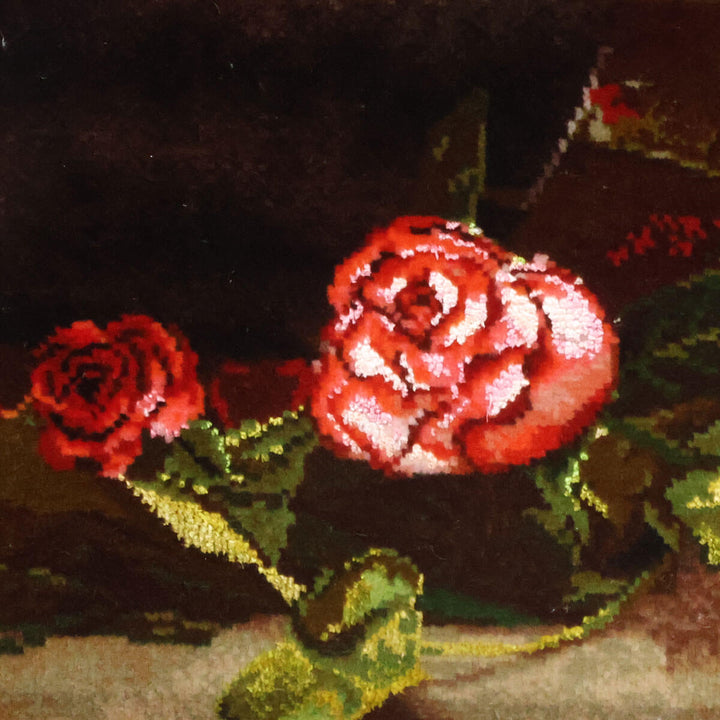 ペルシャ絨毯　タブリーズ産　絵画絨毯　91×68cm（FP-70264）