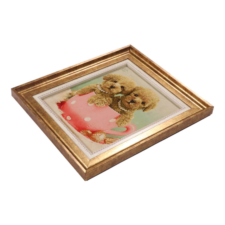 ペルシャ絨毯　タブリーズ産　絵画絨毯　67×58cm（FP-70265）