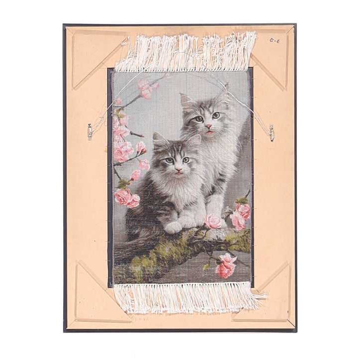 ペルシャ絨毯　タブリーズ産　絵画絨毯　89×67cm（FP-70267）