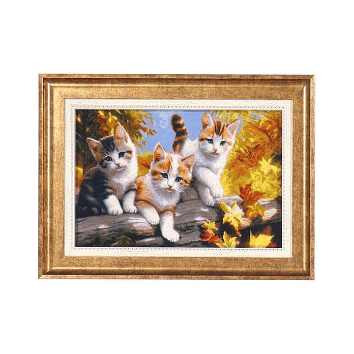 ペルシャ絨毯　タブリーズ産　絵画絨毯　75×56cm（FP-70268）