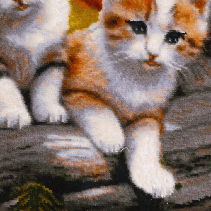 ペルシャ絨毯　タブリーズ産　絵画絨毯　75×56cm（FP-70268）