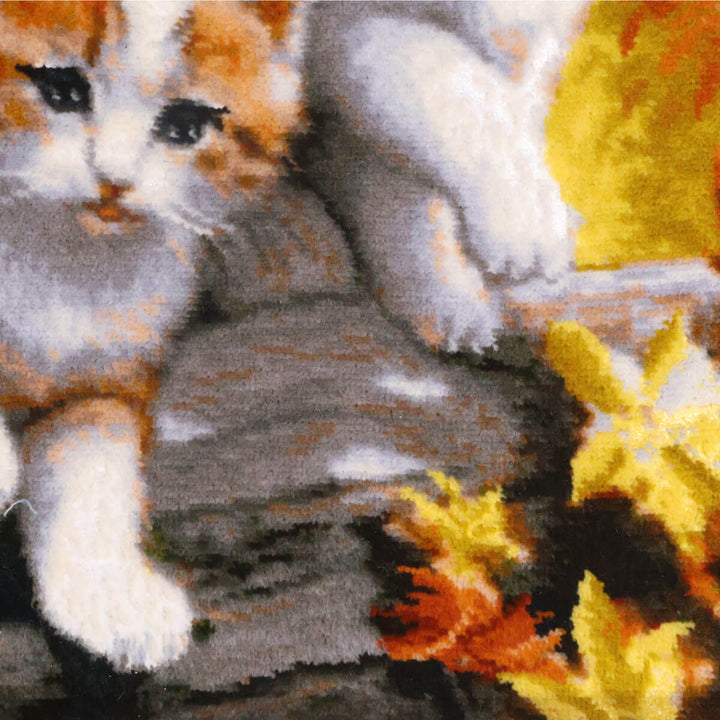 ペルシャ絨毯　タブリーズ産　絵画絨毯　75×56cm（FP-70268）