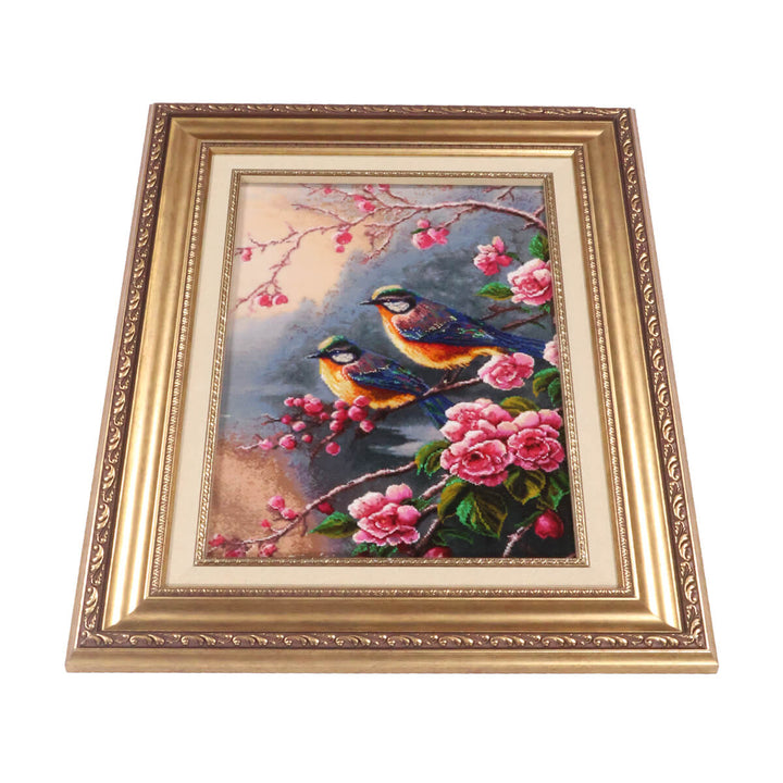 ペルシャ絨毯　タブリーズ産　絵画絨毯　77×60cm（FP-70271）