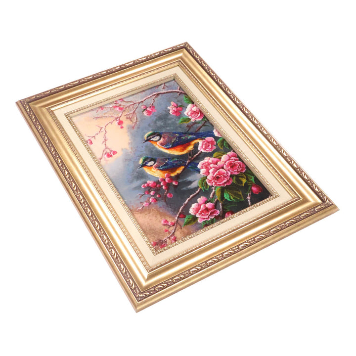 ペルシャ絨毯　タブリーズ産　絵画絨毯　77×60cm（FP-70271）