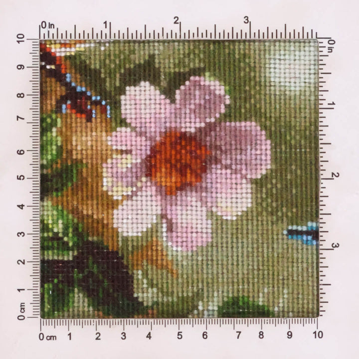 ペルシャ絨毯　タブリーズ産　絵画絨毯　79×61cm（FP-70272）