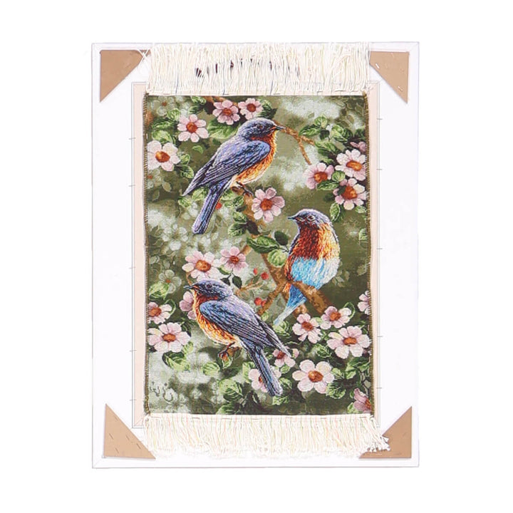 ペルシャ絨毯　タブリーズ産　絵画絨毯　79×61cm（FP-70272）