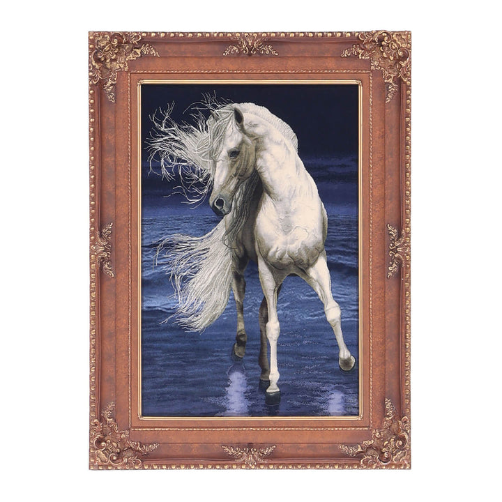 ペルシャ絨毯　タブリーズ産　絵画絨毯　132×98cm（FP-70273）