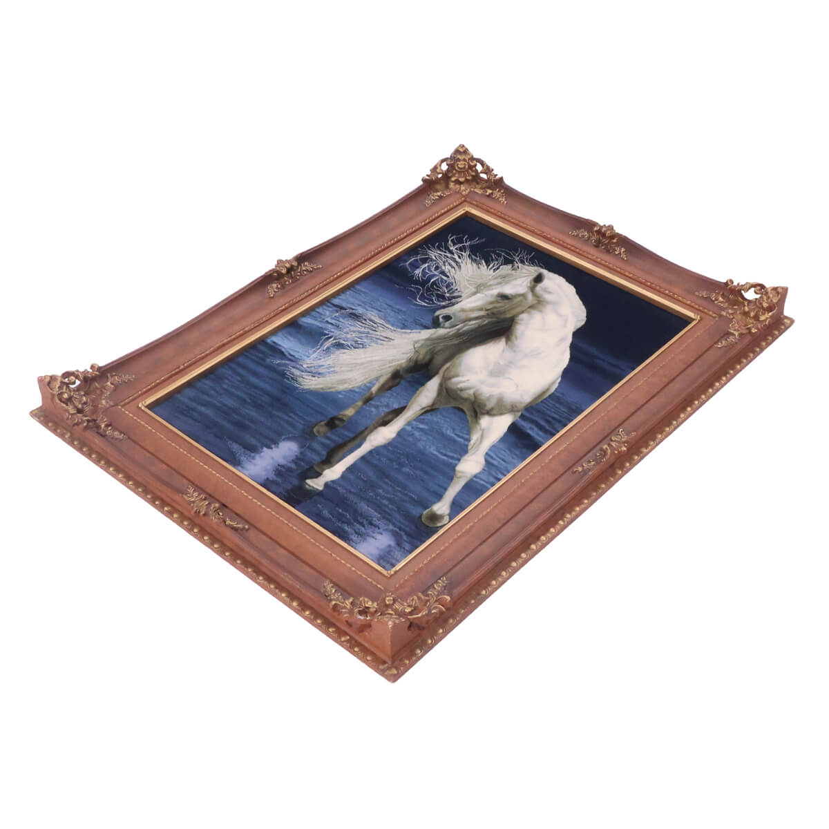 ペルシャ絨毯 タブリーズ産 絵画絨毯 132×98cm（FP-70273） – ギャッベ