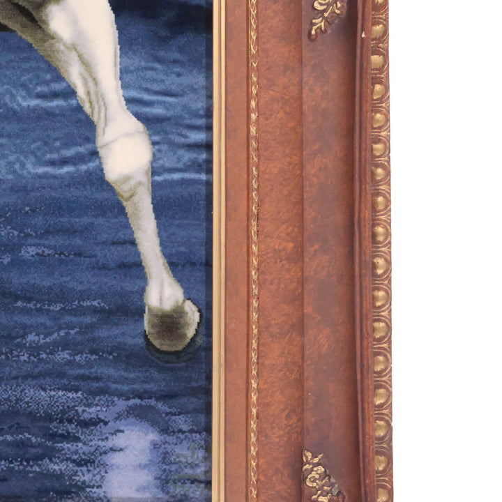 ペルシャ絨毯　タブリーズ産　絵画絨毯　132×98cm（FP-70273）
