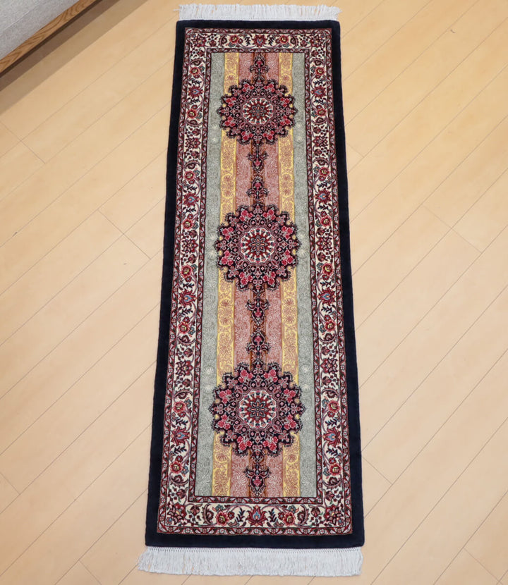 ギャッベ（ギャベ）ビジャー　218×73cm（HR-13131）