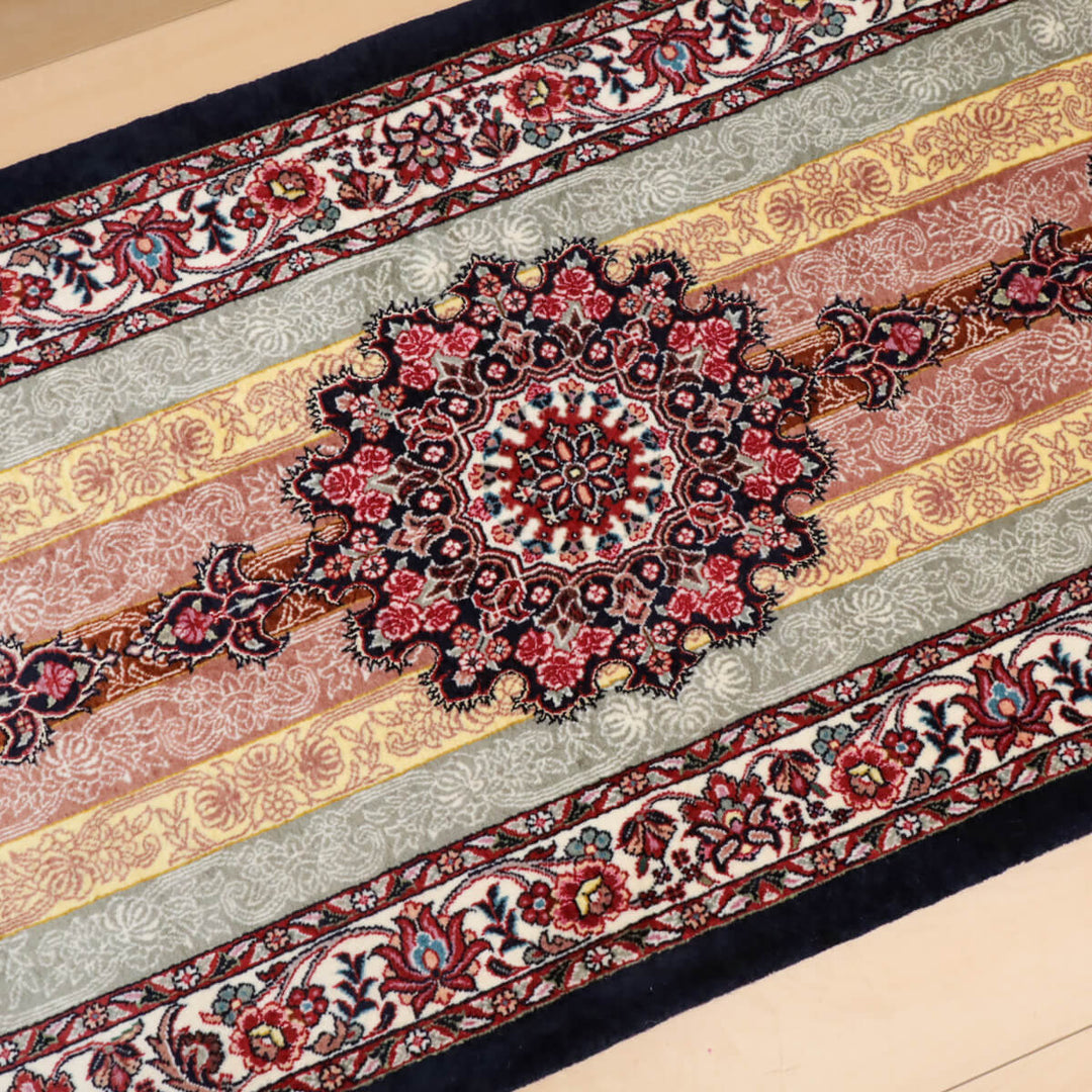 ギャッベ（ギャベ）ビジャー　218×73cm（HR-13131）