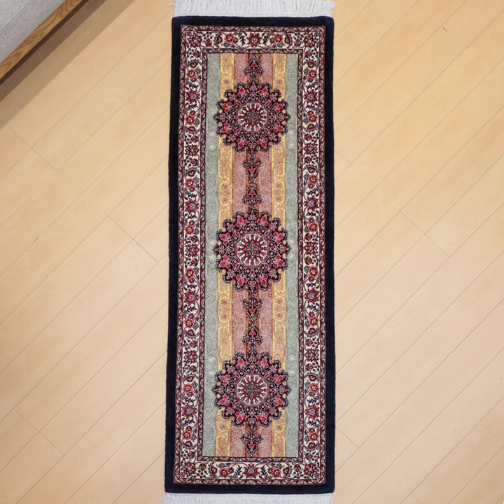 ギャッベ（ギャベ）ビジャー　218×73cm（HR-13131）