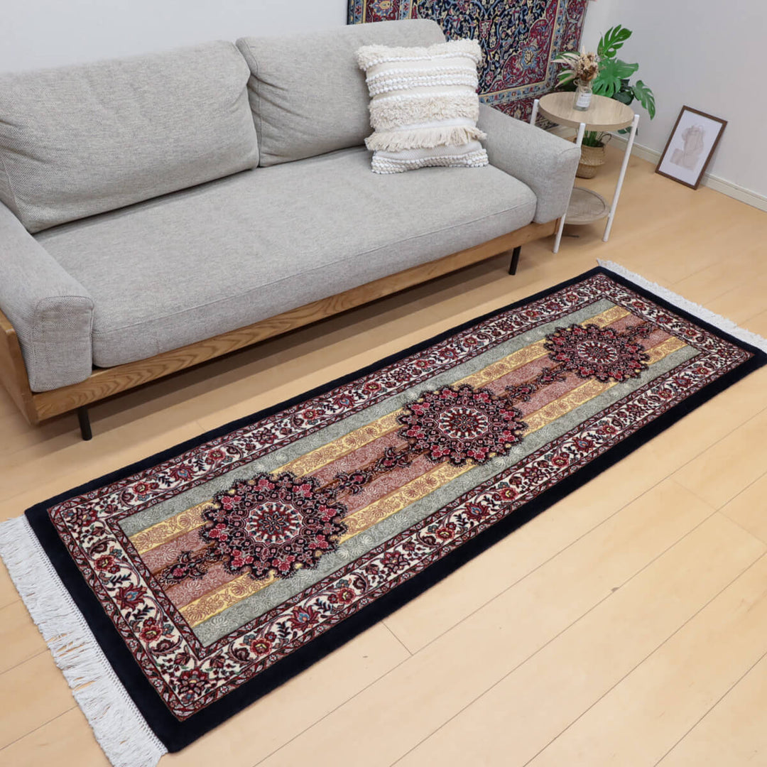 ギャッベ（ギャベ）ビジャー　218×73cm（HR-13131）