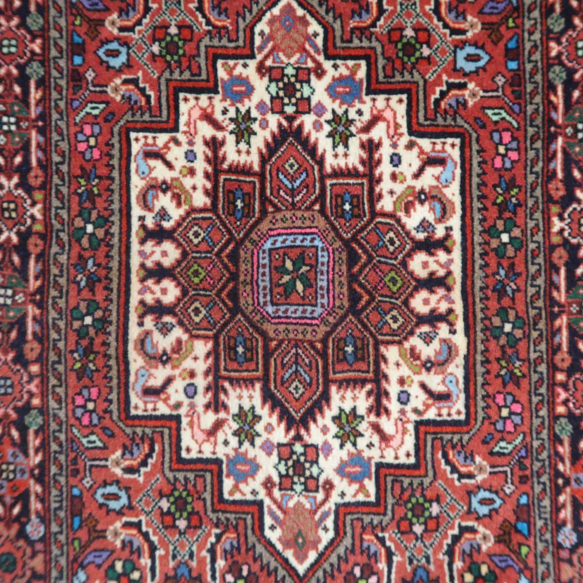 高級ペルシャ絨毯ビジャー 90×62cm（FS-22187） – ギャッベ＆ペルシャ