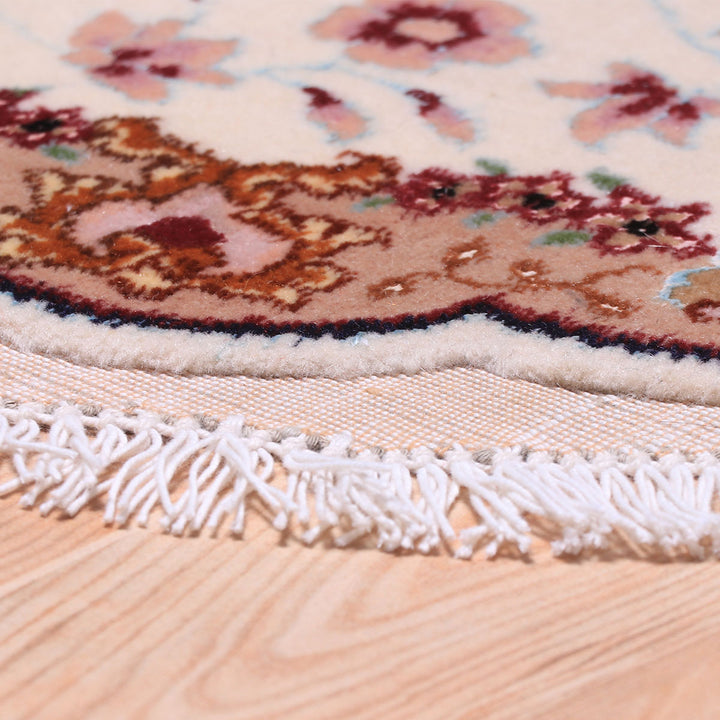 ペルシャ絨毯（イラン産）タブリーズ　82×57cm（FS-70008）