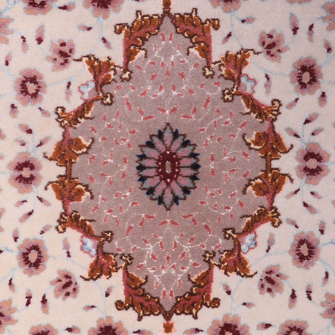 ペルシャ絨毯（イラン産）タブリーズ　82×57cm（FS-70008）