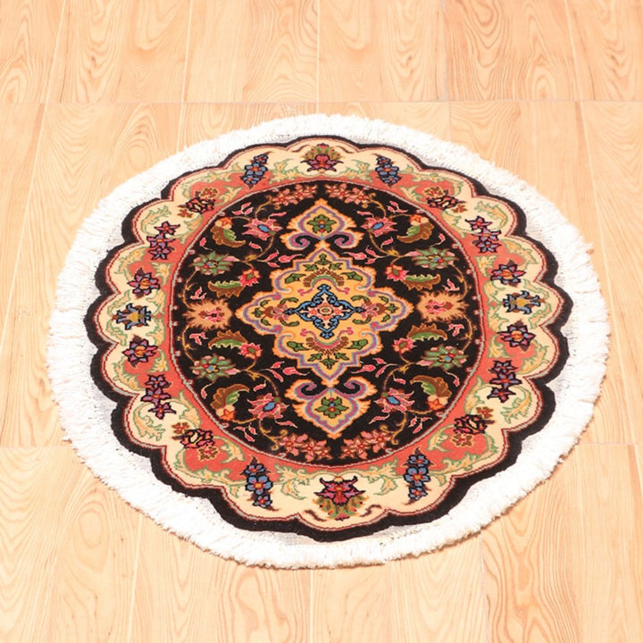 ペルシャ絨毯（イラン産）タブリーズ　67×48cm（FS-70009）