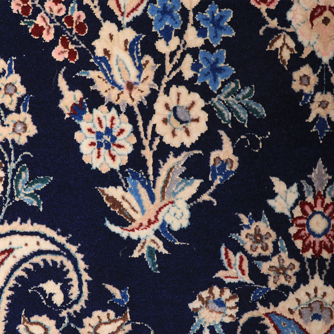 ペルシャ絨毯（イラン産）ナイン　88×60cm（FS-70013）