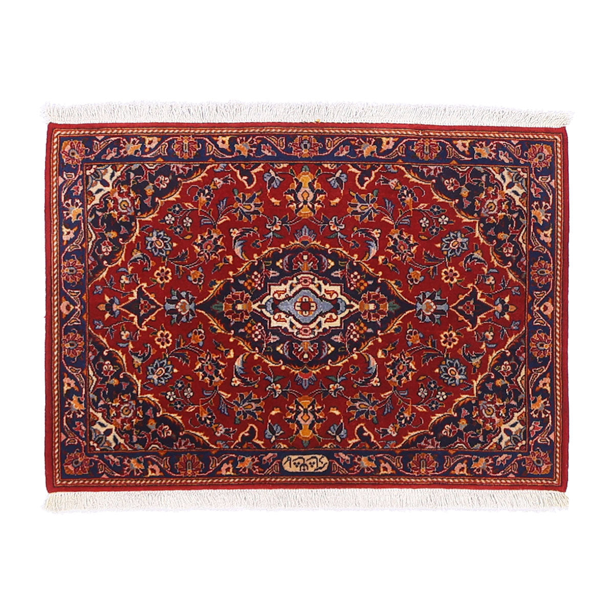 ペルシャ絨毯 (カーシャーン) 98×70cm（FS-70015） – ギャッベ