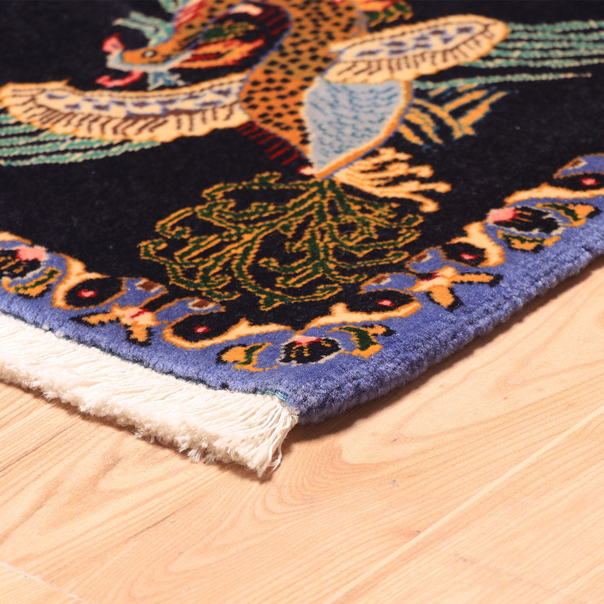 ペルシャ絨毯 (カーシャーン) 94×73cm（FS-70016） – ギャッベ