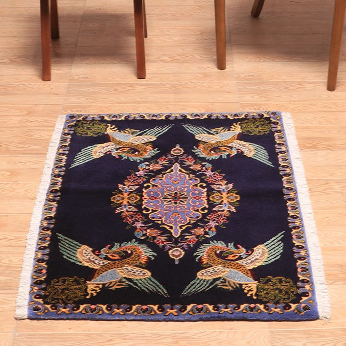 ペルシャ絨毯 (カーシャーン) 94×73cm（FS-70016） – ギャッベ