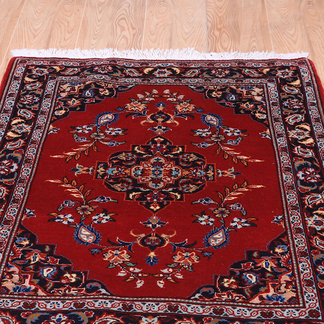 ペルシャ絨毯（イラン産）カーシャーン　91×69cm（FS-70019）