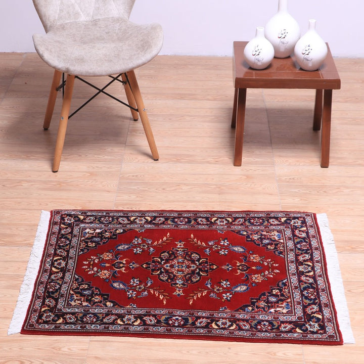 ペルシャ絨毯（イラン産）カーシャーン　91×69cm（FS-70019）