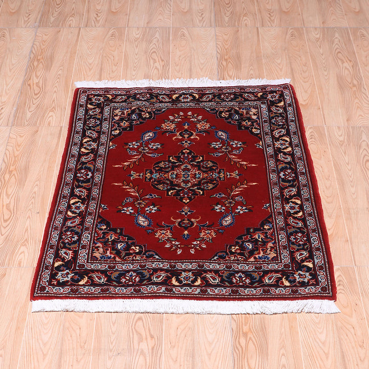 ペルシャ絨毯（イラン産）カーシャーン　91×69cm（FS-70019）
