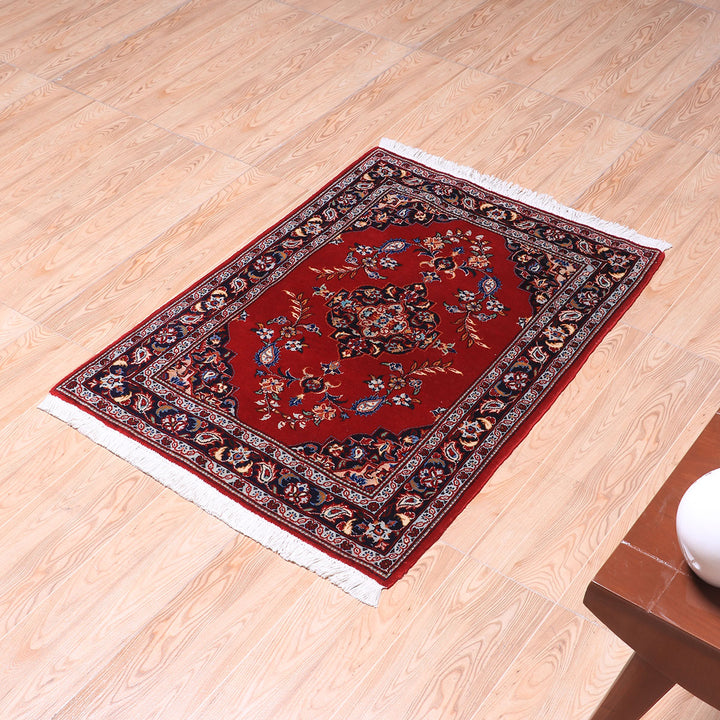ペルシャ絨毯（イラン産）カーシャーン　91×69cm（FS-70019）