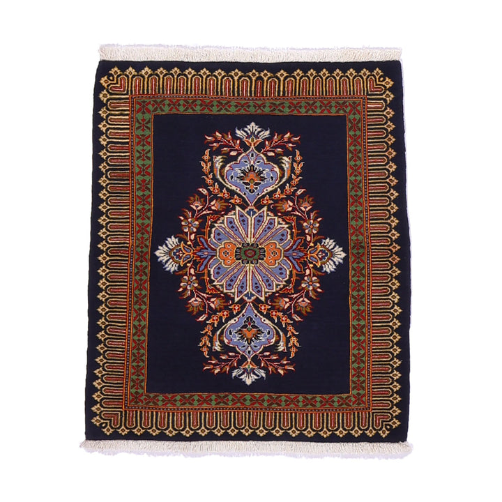 ペルシャ絨毯（イラン産）カーシャーン　91×78cm（FS-70020）