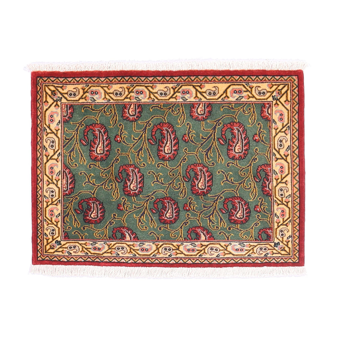 ペルシャ絨毯（イラン産）クム　90×65cm（FS-70024）