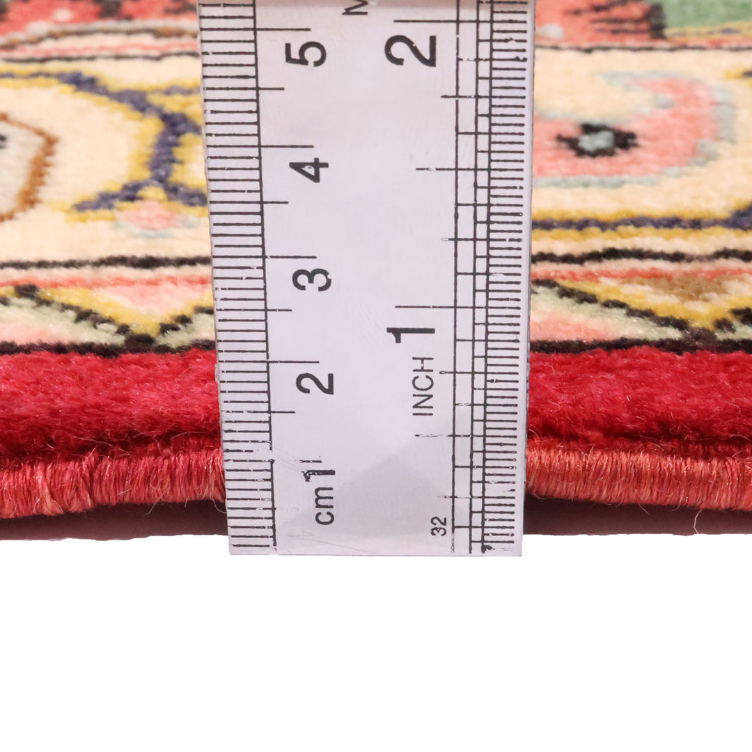 ペルシャ絨毯（イラン産）クム　90×65cm（FS-70024）
