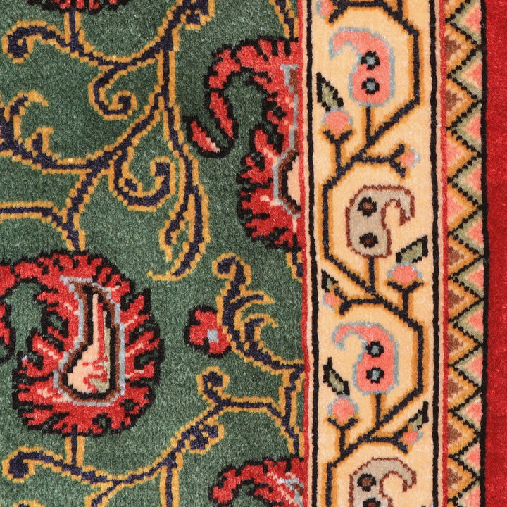 ペルシャ絨毯（イラン産）クム　90×65cm（FS-70024）