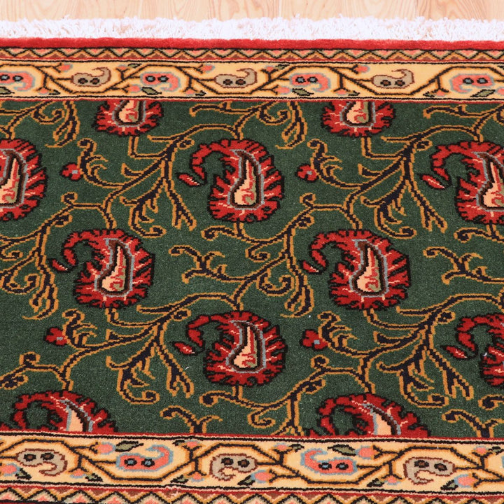 ペルシャ絨毯（イラン産）クム　90×65cm（FS-70024）