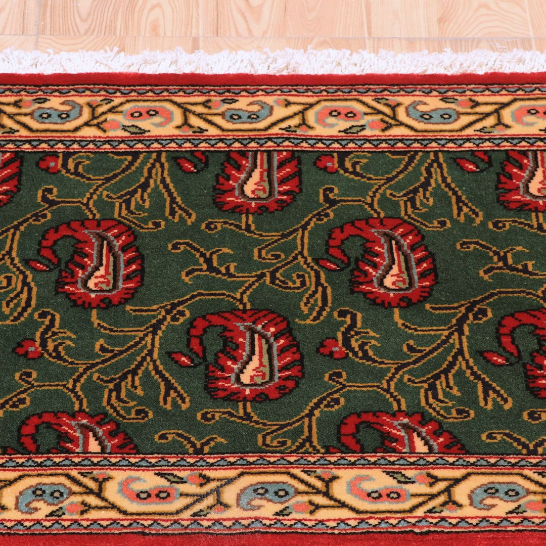 ペルシャ絨毯（イラン産）クム　97×63cm（FS-70025）