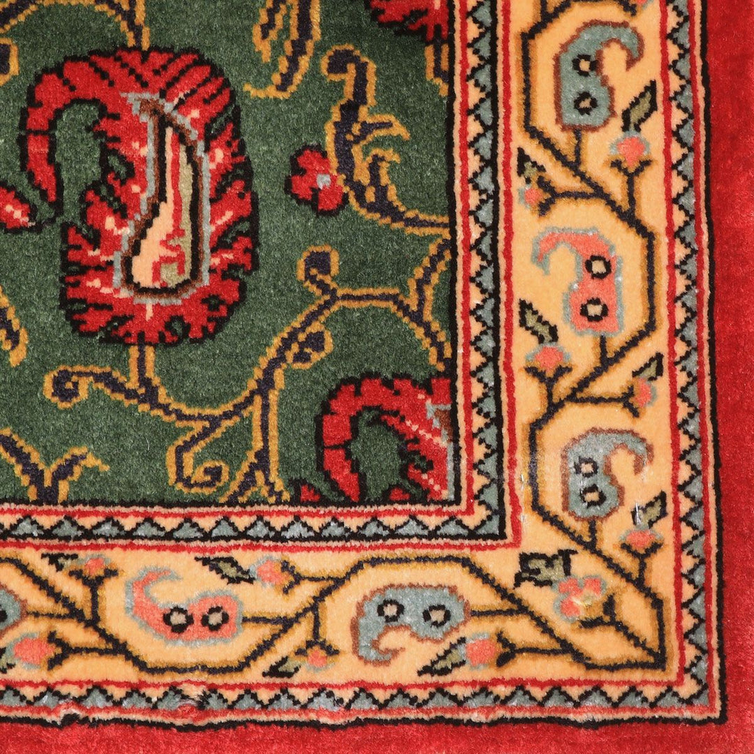 ペルシャ絨毯（イラン産）クム　97×63cm（FS-70025）