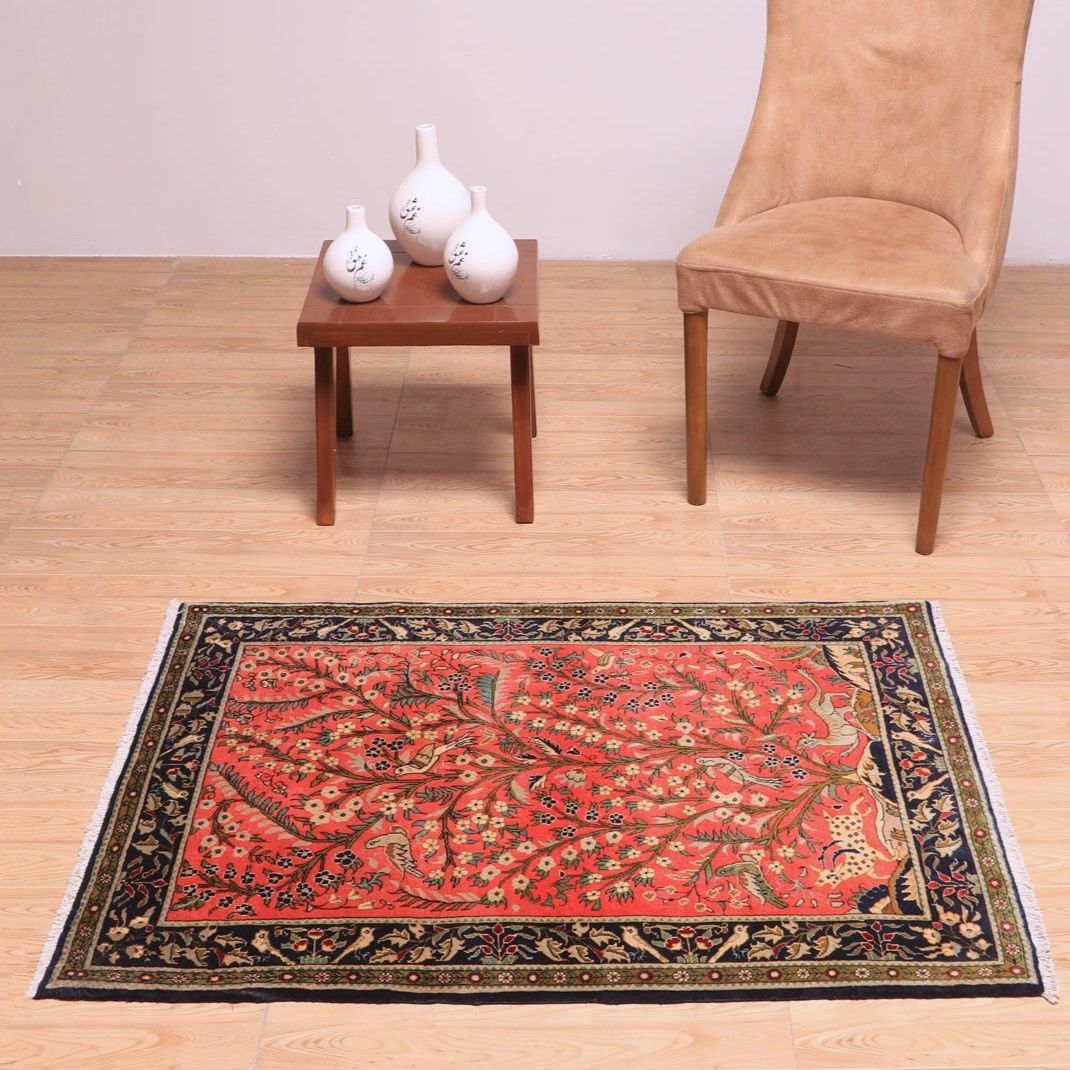 ムード産　ペルシャ絨毯　玄関マット ムード産 ペルシャ絨毯 玄関マット