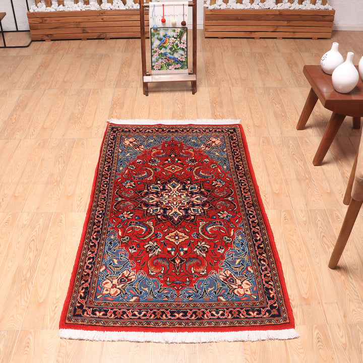 ペルシャ絨毯（イラン産）サルーク　132×77cm（FS-70027）