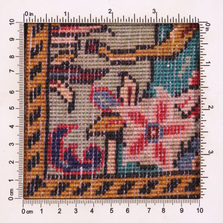 ペルシャ絨毯（イラン産）サルーク　103×69cm（FS-70028）