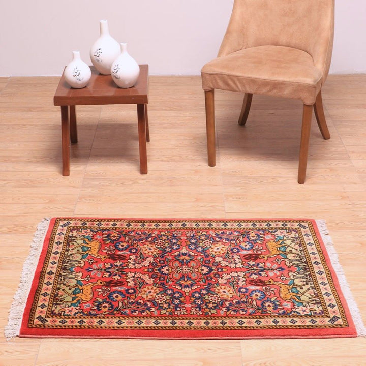 ペルシャ絨毯（イラン産）サルーク　103×69cm（FS-70028）