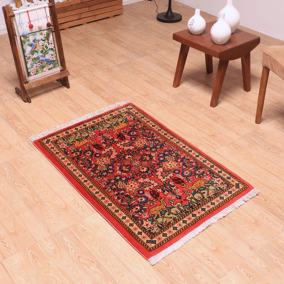 ペルシャ絨毯サルーク
(Saruq) ペルシャ絨毯 (サルーク) 103×69cm（FS-70028） – ギャッベ