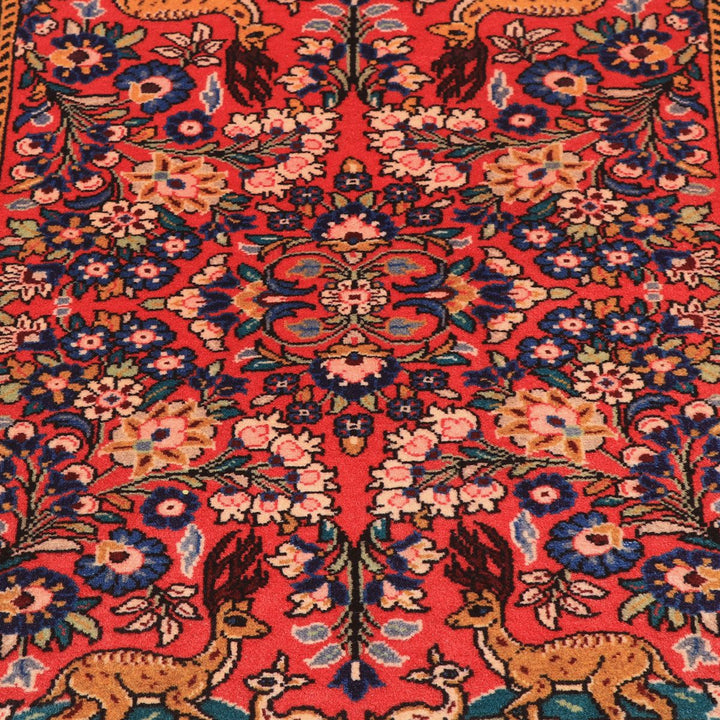 ペルシャ絨毯（イラン産）サルーク　103×69cm（FS-70028）