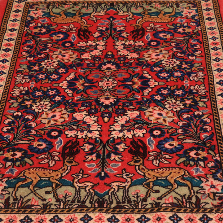 ペルシャ絨毯（イラン産）サルーク　105×67cm（FS-70029）
