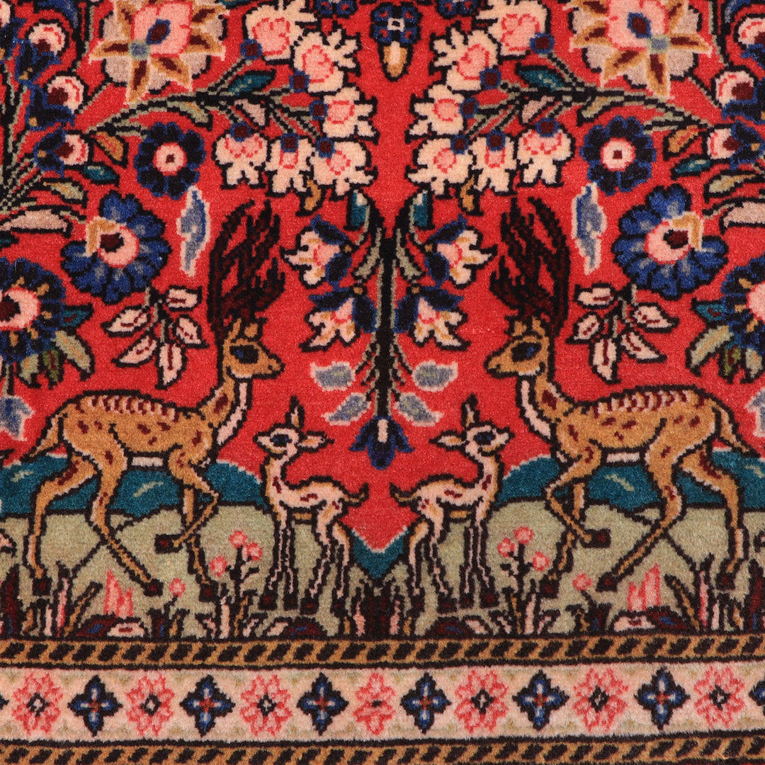 ペルシャ絨毯（イラン産）サルーク　105×67cm（FS-70029）