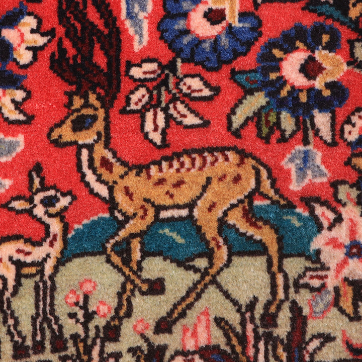 ペルシャ絨毯（イラン産）サルーク　105×67cm（FS-70029）